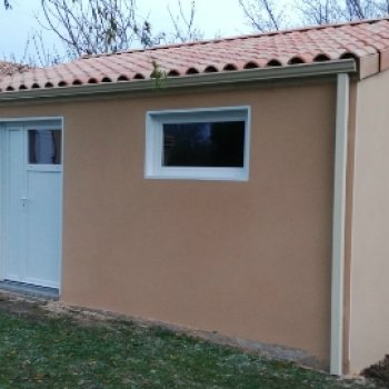 Abri de jardin Béton Enduit 2